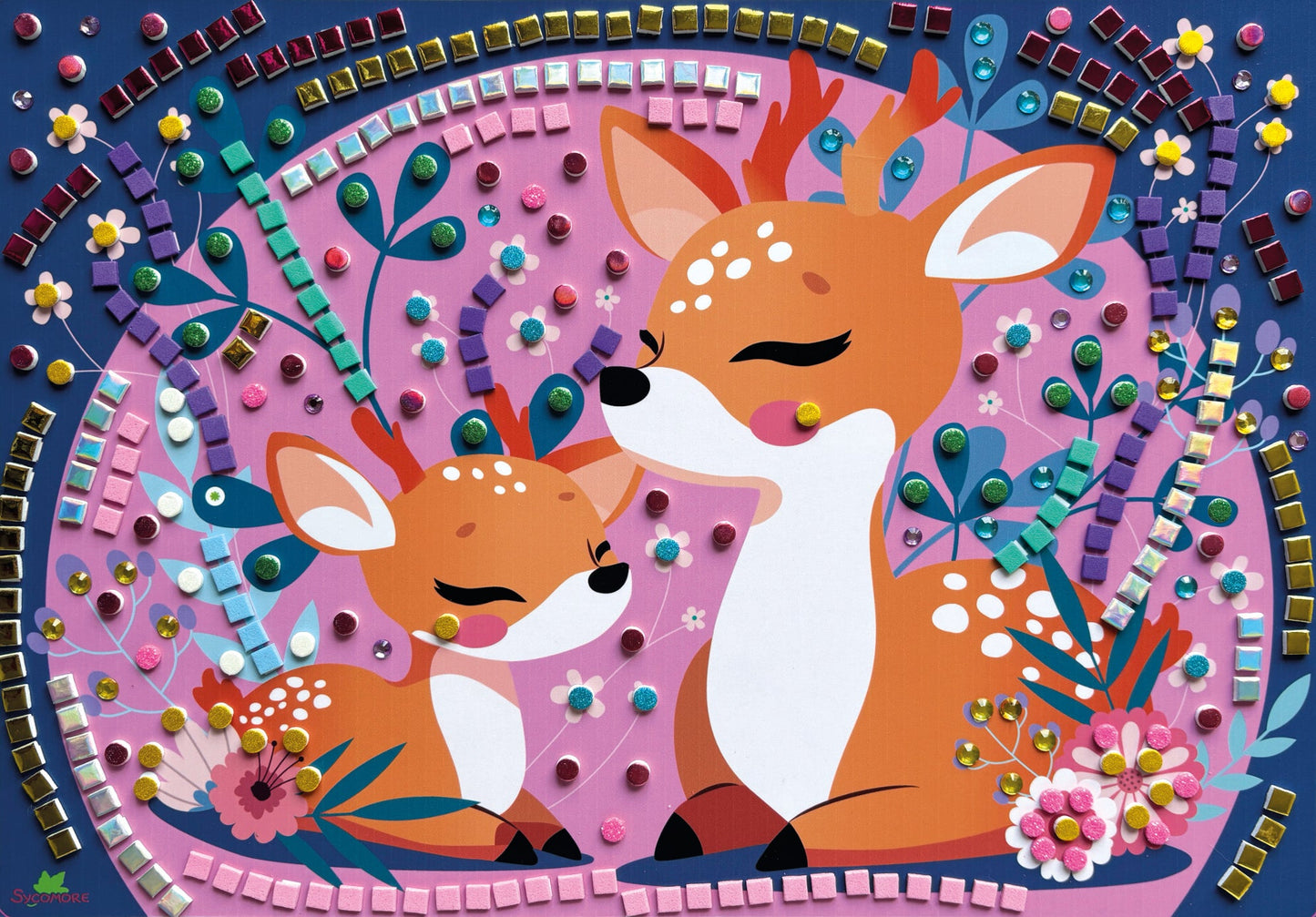 Stick'N Fun - XL Mosaics Cuddly Animals - 5y+