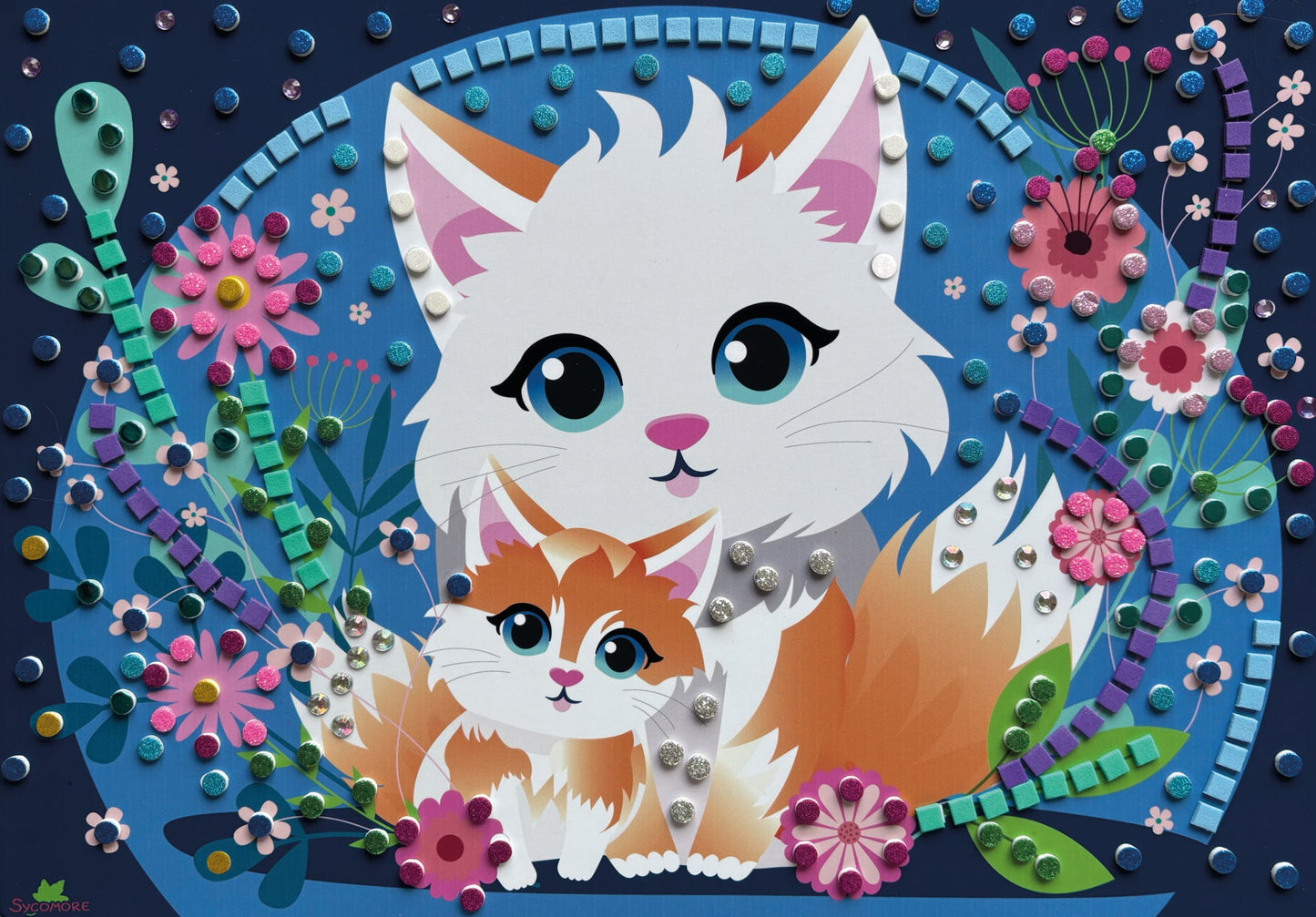 Stick'N Fun - XL Mosaics Cuddly Animals - 5y+