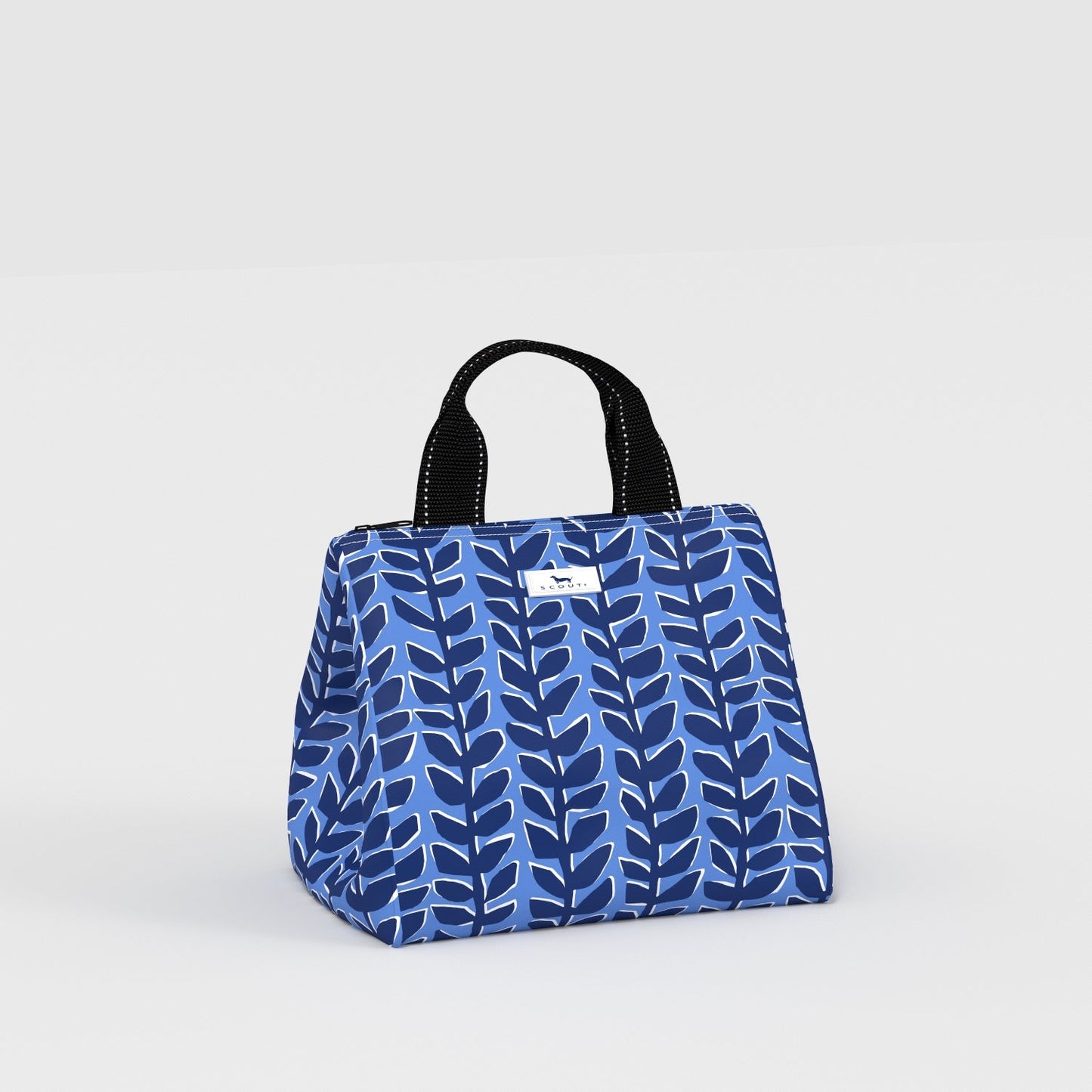 Eloise Lunch Bag in Indigrow pattern