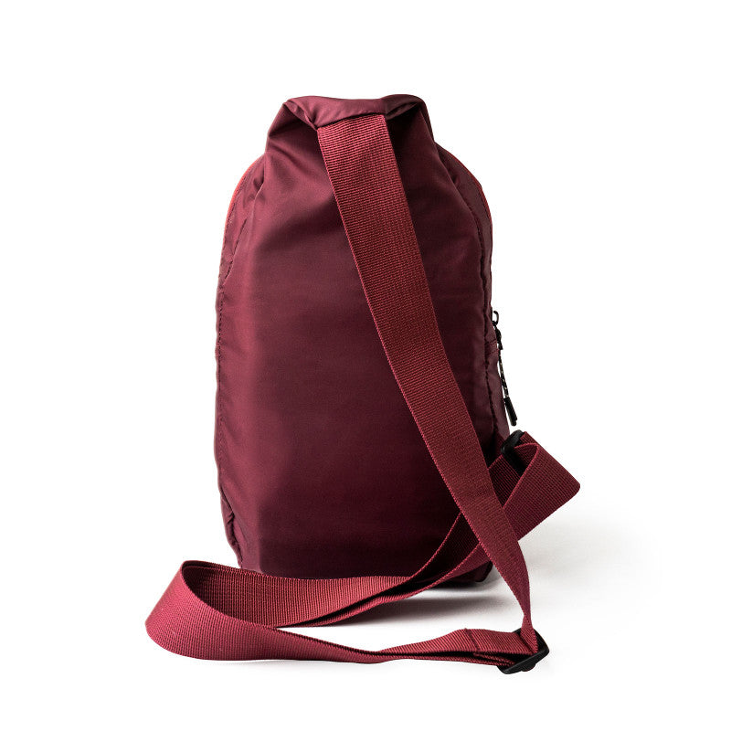 Fitkicks Hideaway Packable Sling - Burgundy