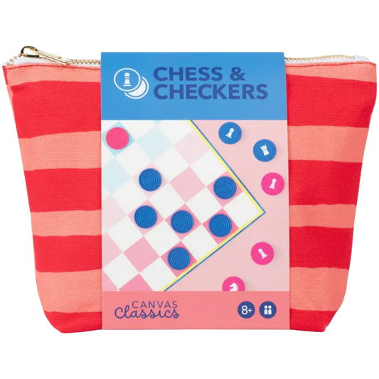 Canvas Classics Chess and Checkers travel set