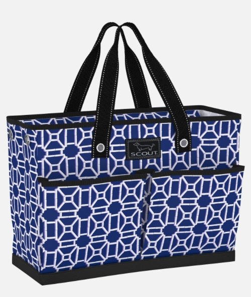 The BJ Bag Pocket Tote - Lattice Knight