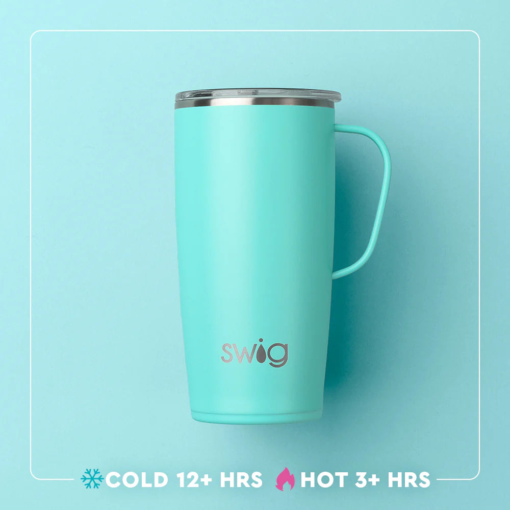 Snow Day 22oz Travel Mug with Handle