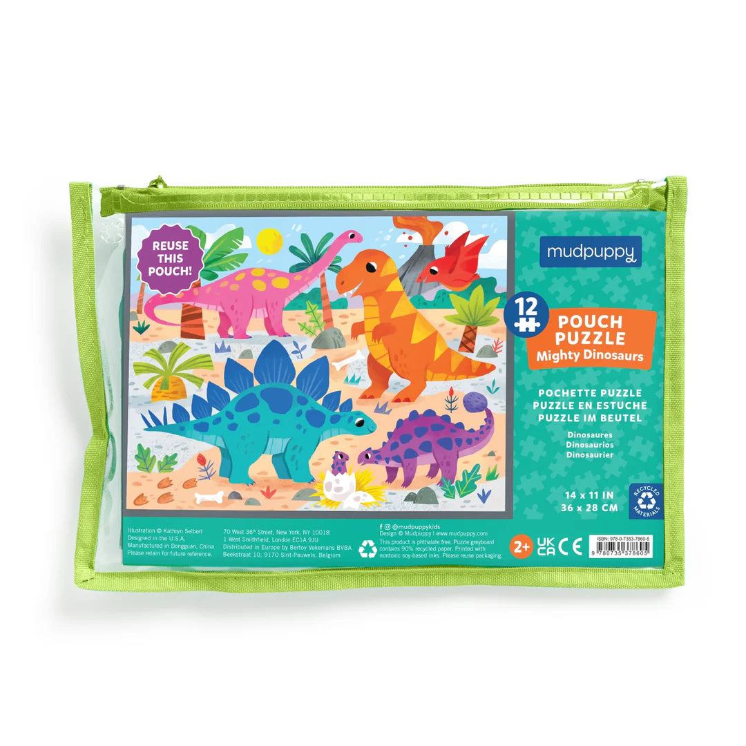 Mighty Dinosaurs  Pouch Puzzle