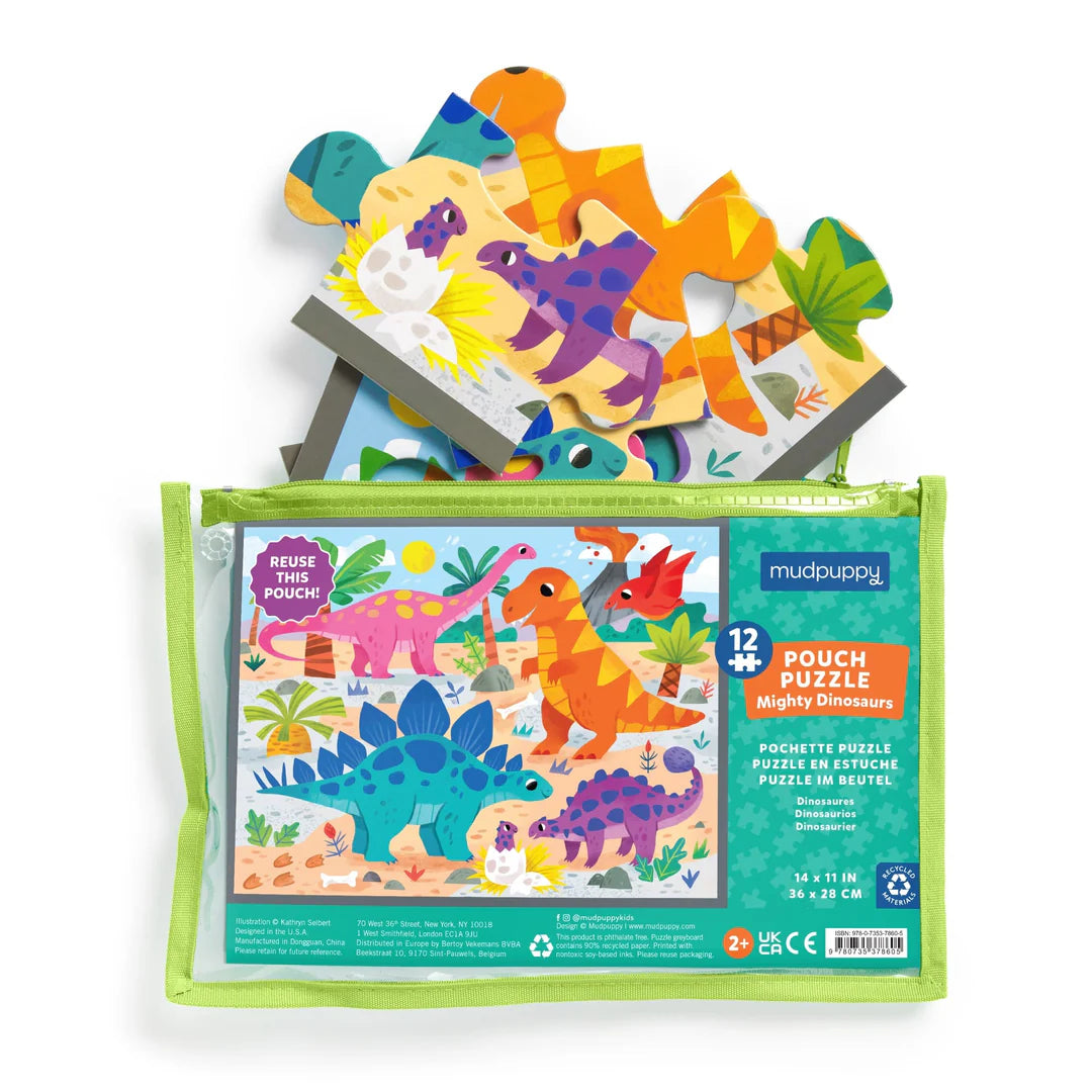 Mighty Dinosaurs  Pouch Puzzle