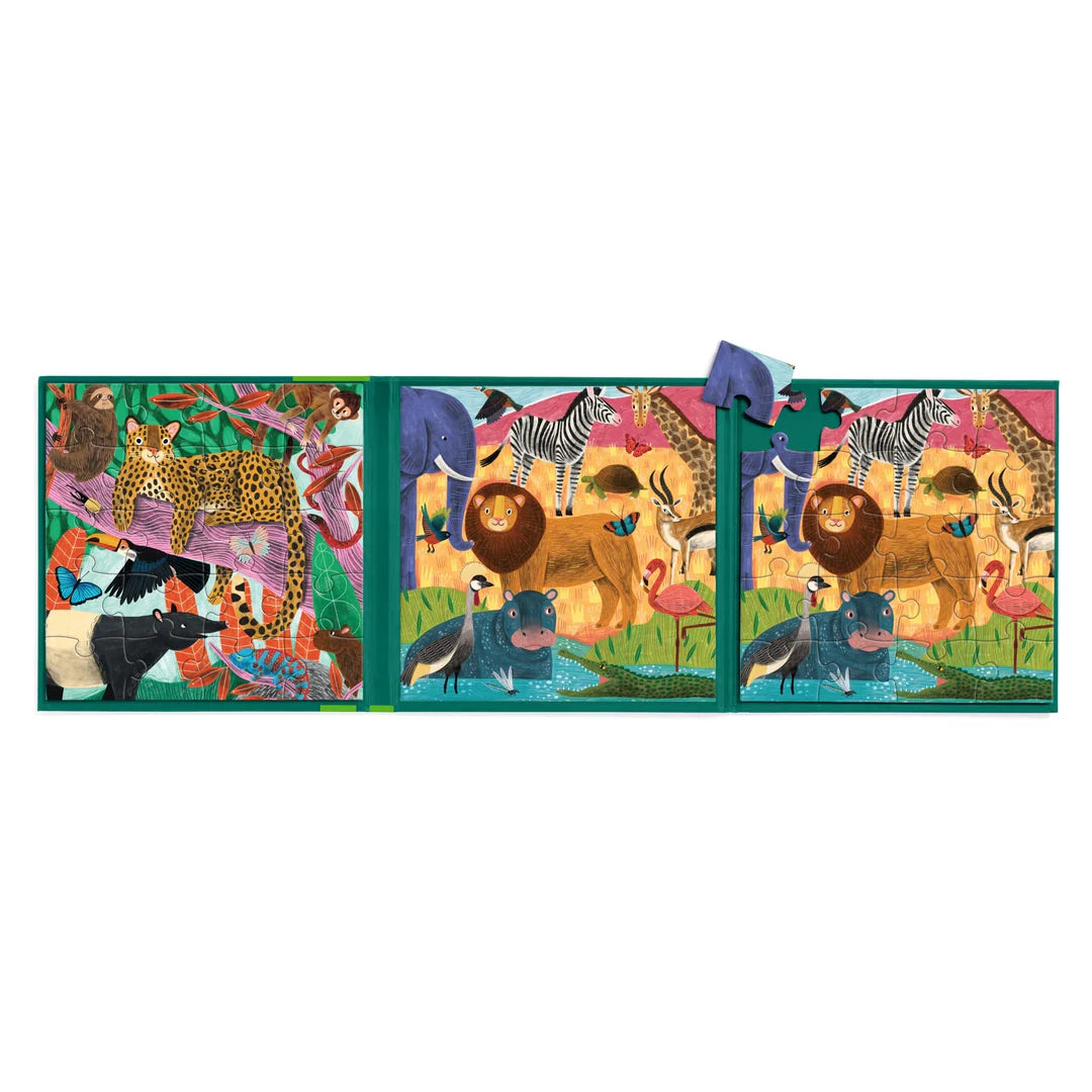 Jungle & Safari Magnetic Puzzle