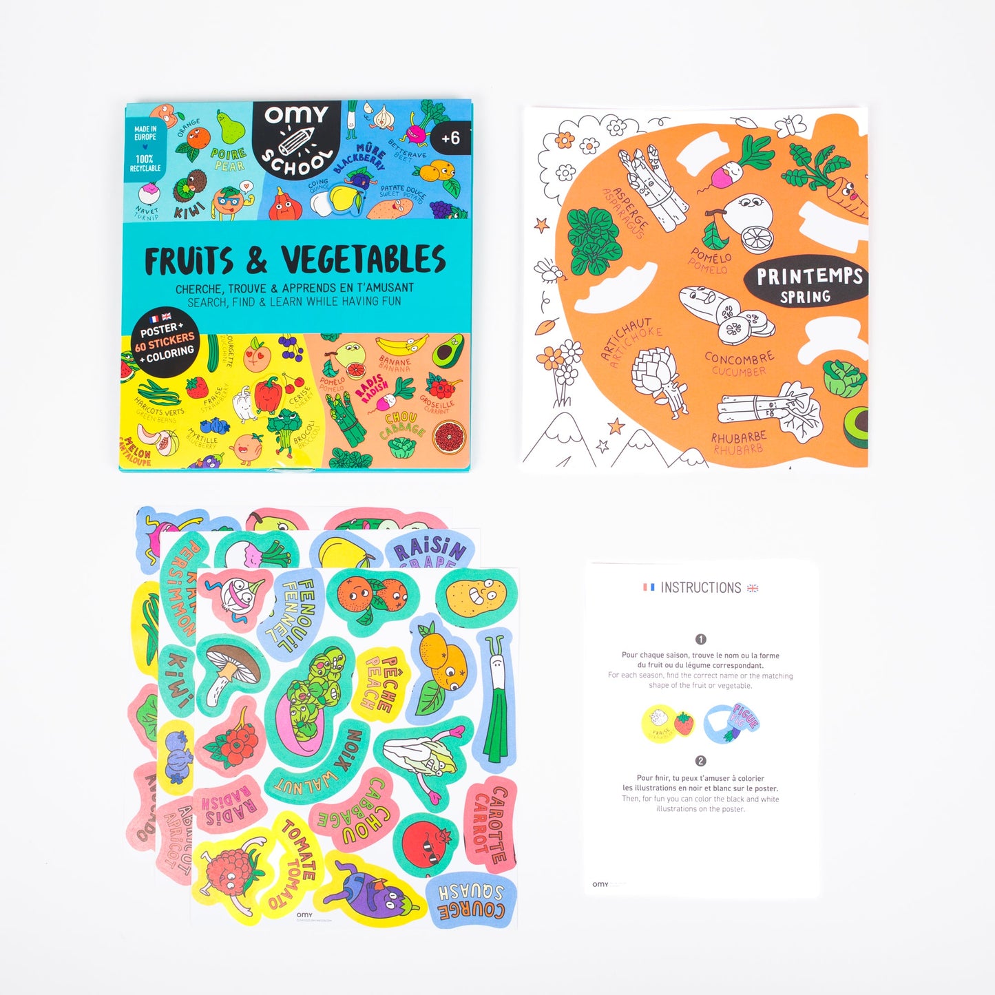 Fruits and vegetable - OMY SCHOOL
