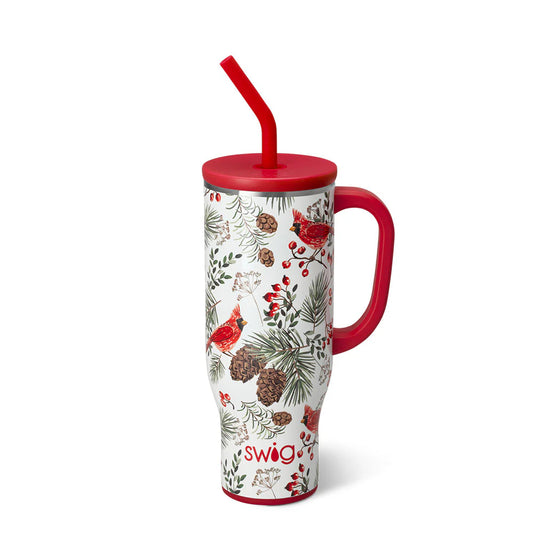 Winter Cardinals 30oz Mega Mug
