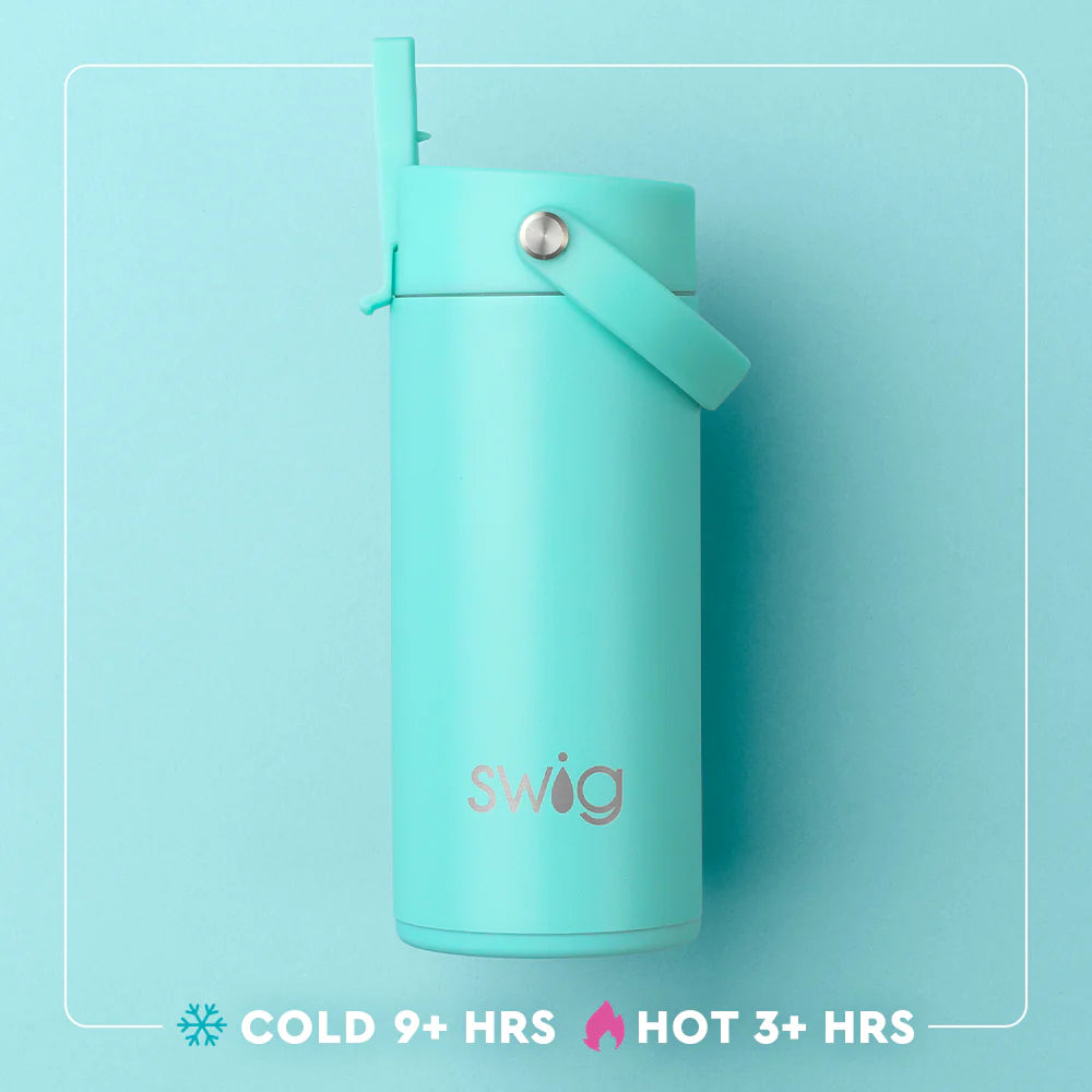 Rainglow 12oz Flip + Sip Slim Tumbler