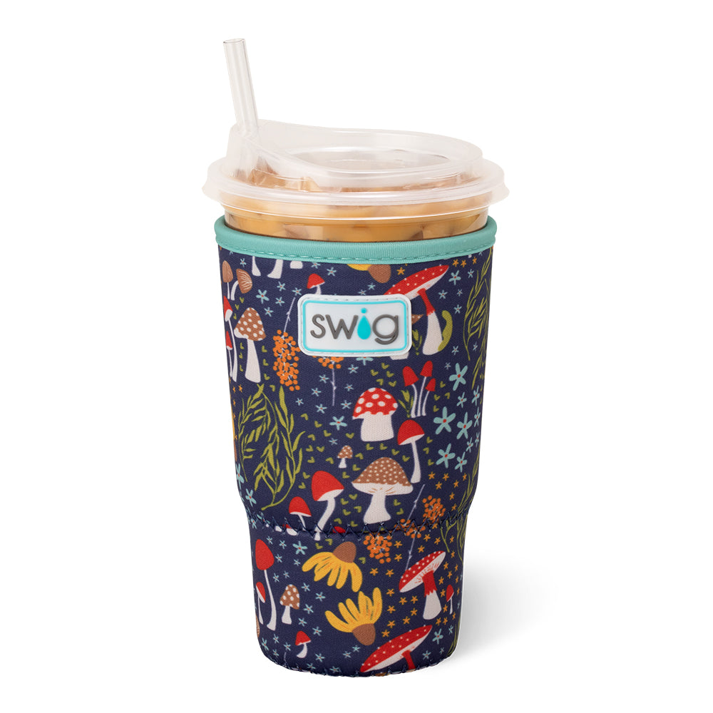 Swig Life Mushroom Meadow Large Iced Cup Coolie