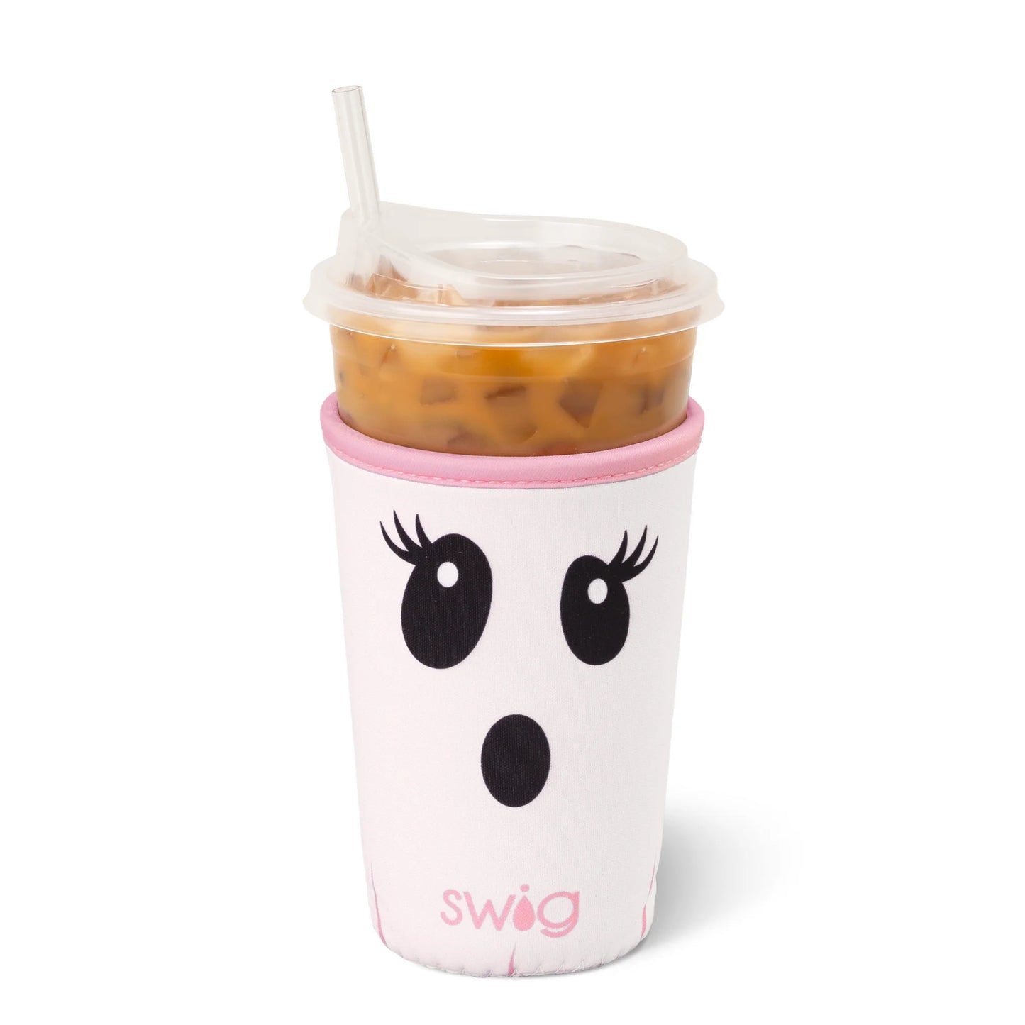 Boo Crew Ghost Iced Cup Coolie (Medium)