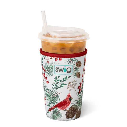 Winter Cardinals Medium Iced Cup Coolie