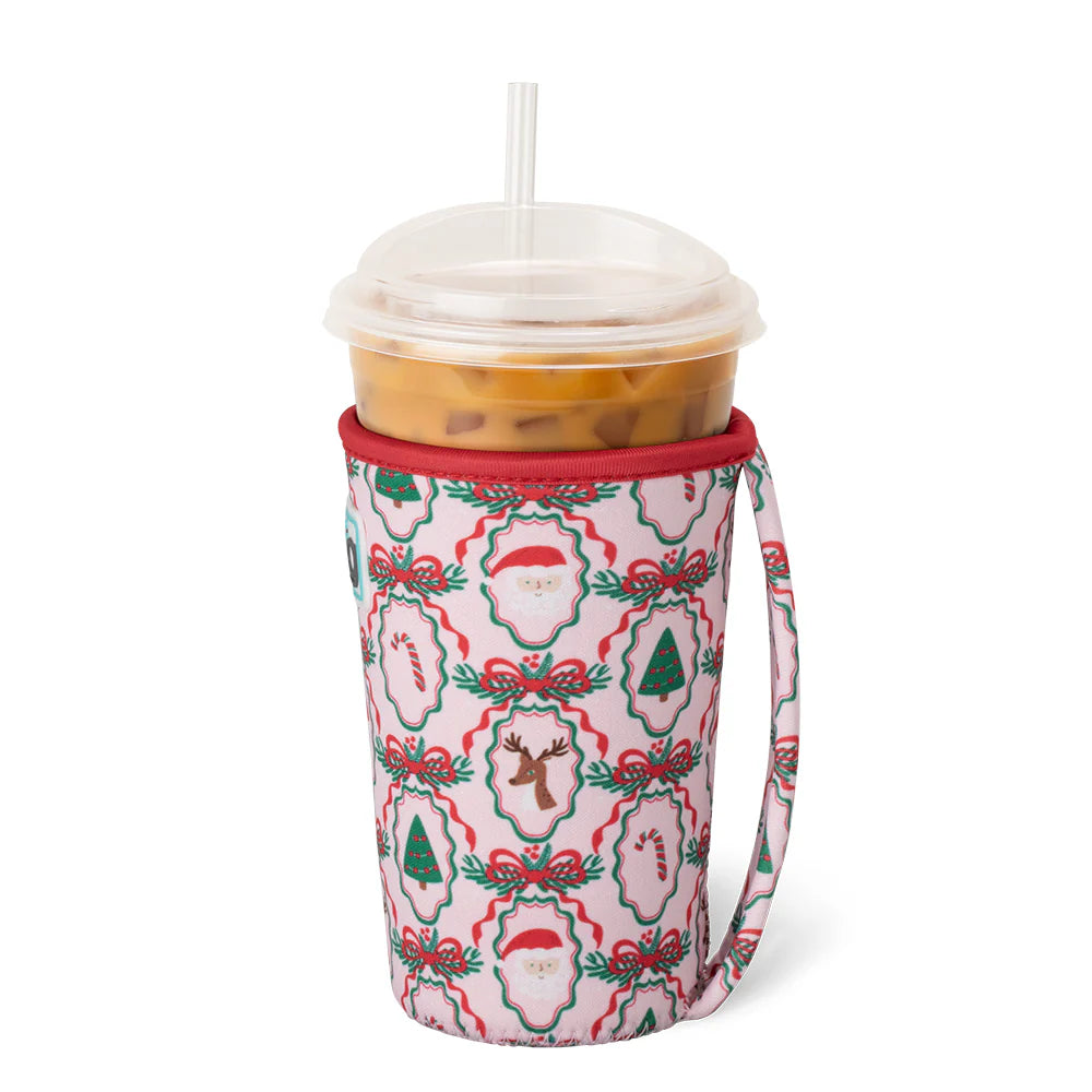 Christmas Cameos Medium Iced Cup Coolie