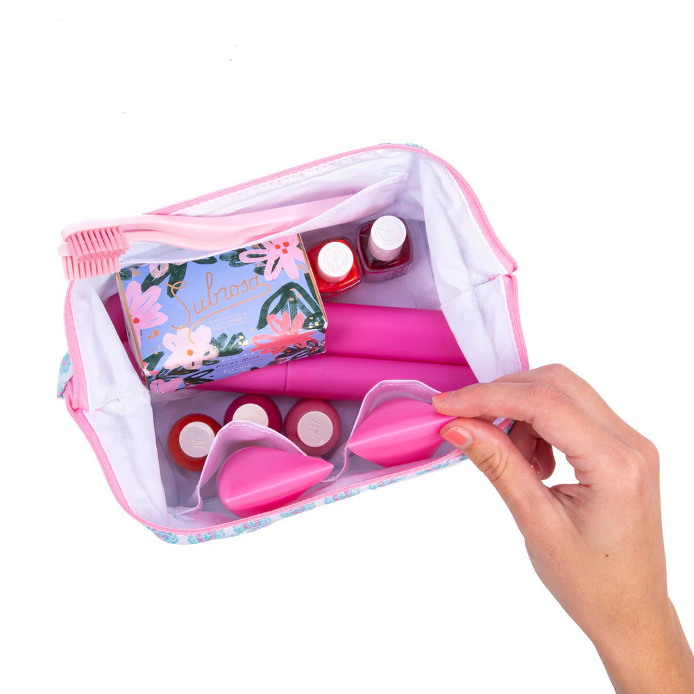 Little Big Mouth Medium Makeup Bag - Melondramatic