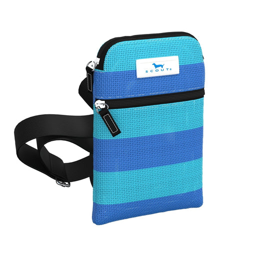 Poly Pocket Crossbody Bag - French Blue and Pool