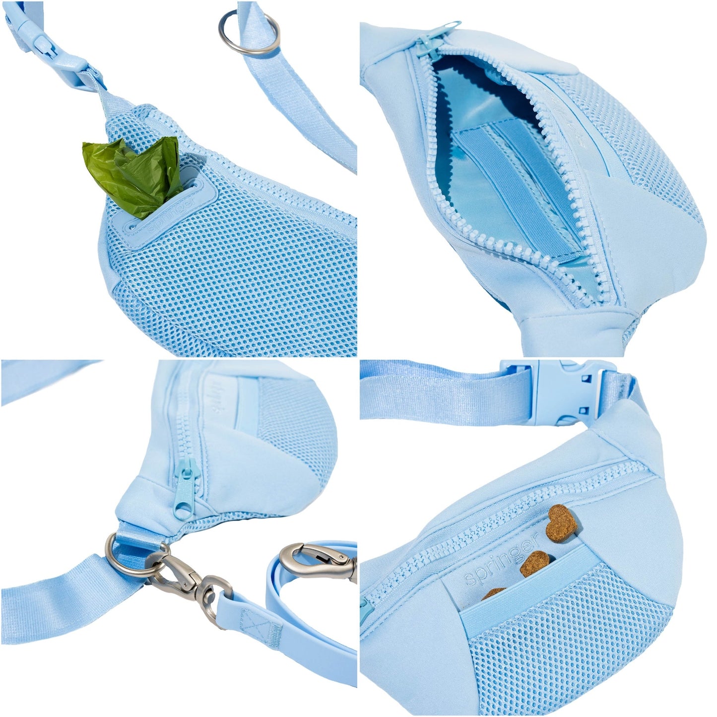 The Hands-Free Dog Sling Bag with Leash