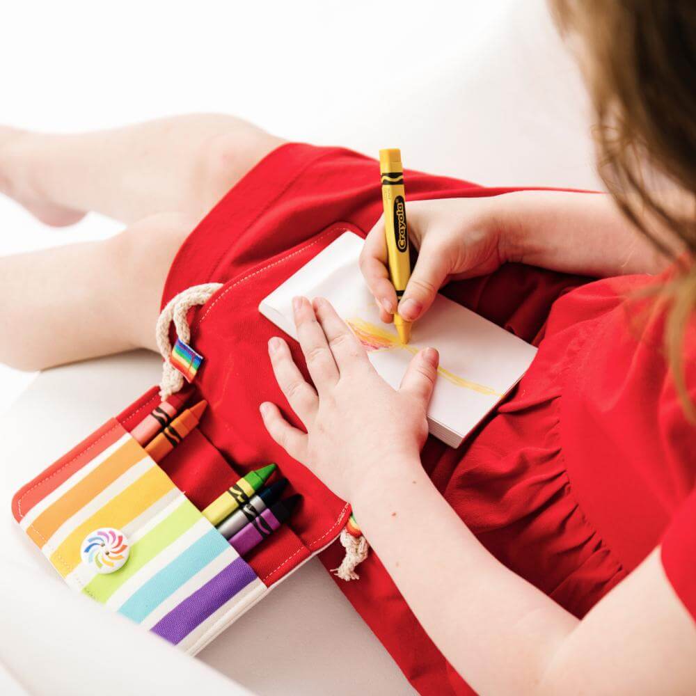 Rainbow Coloring Purse