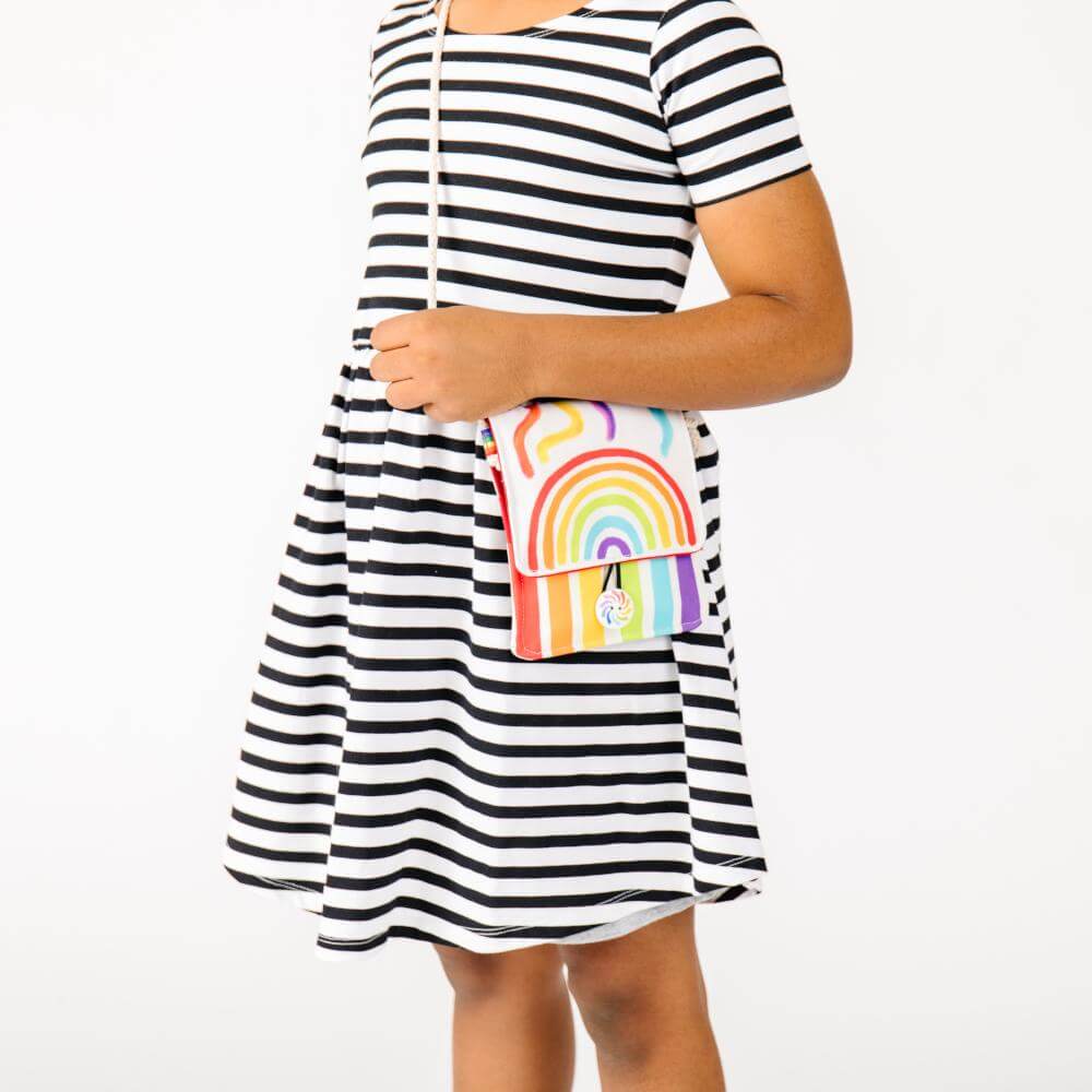 Rainbow Coloring Purse