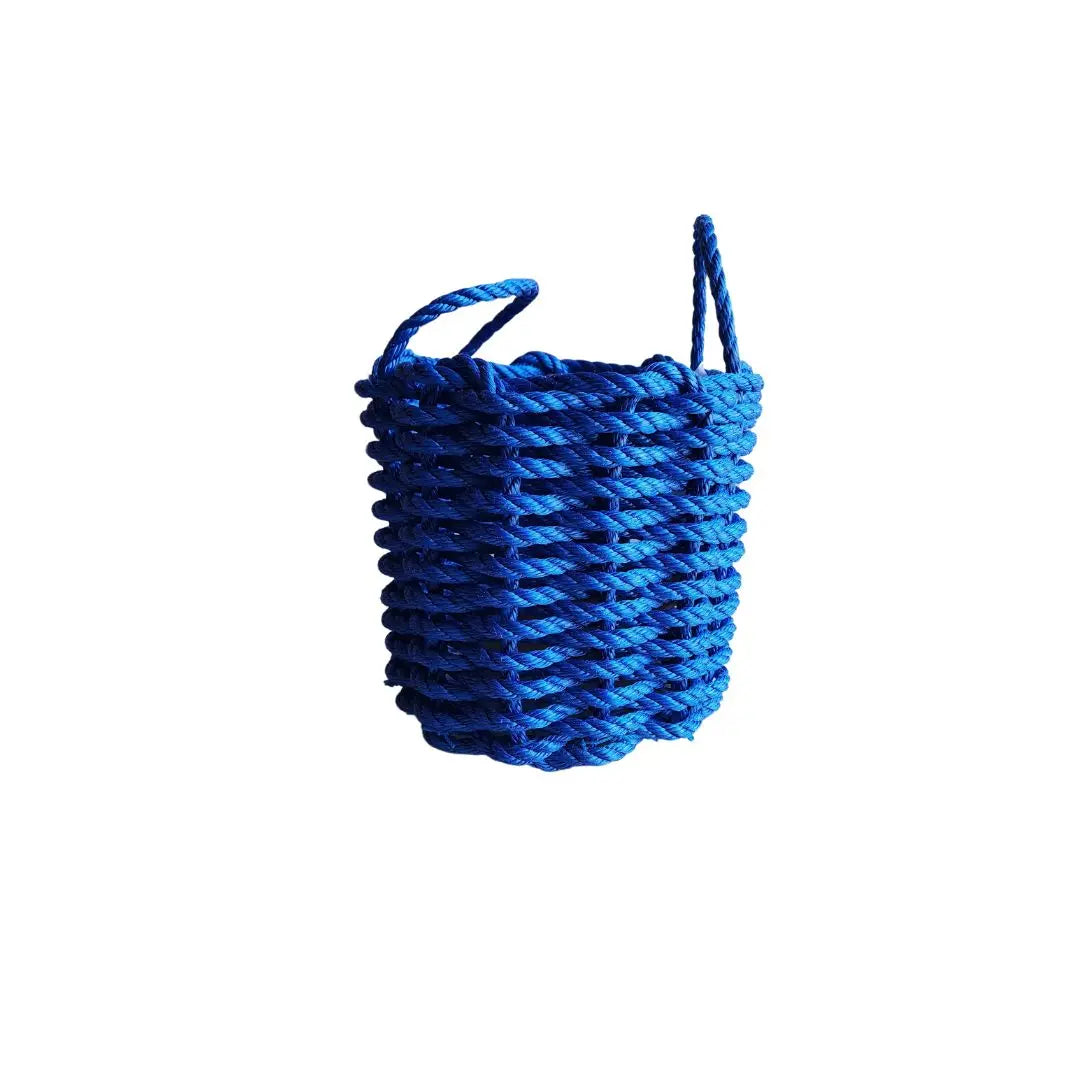 Solid, Single Color Maine Lobster Rope Basket, Handmade
