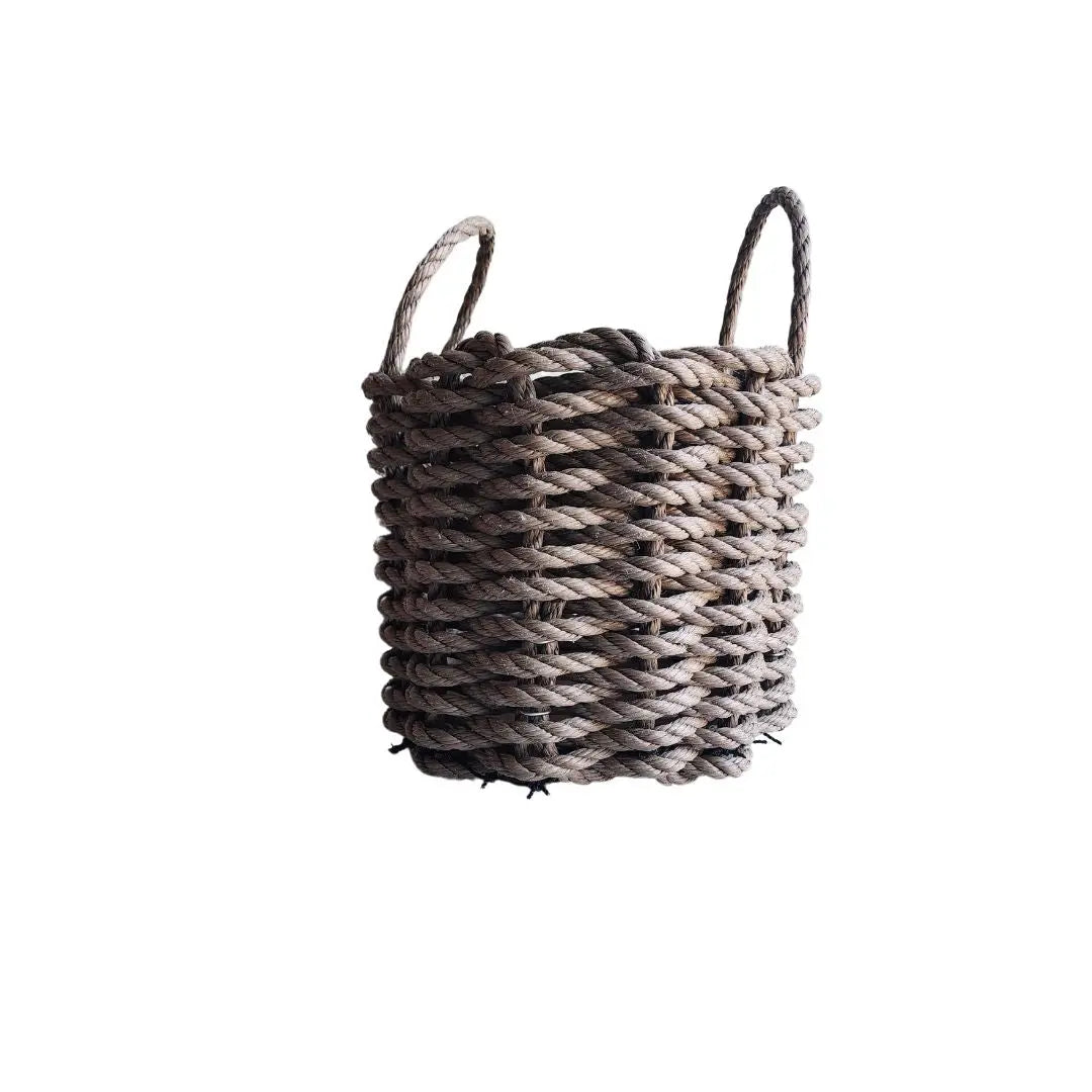 Solid, Single Color Maine Lobster Rope Basket, Handmade