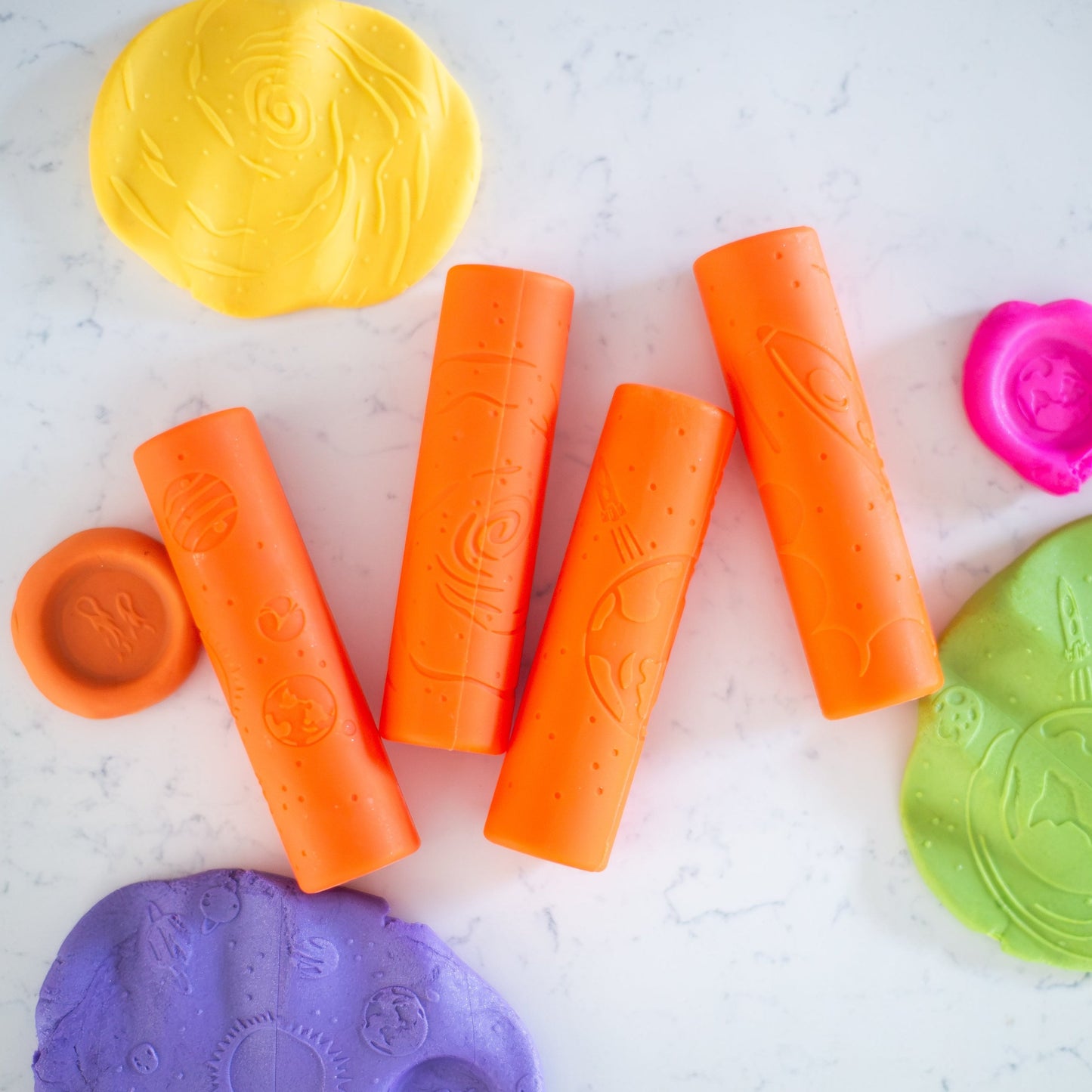 Space Play Dough Rollers (set of 4)