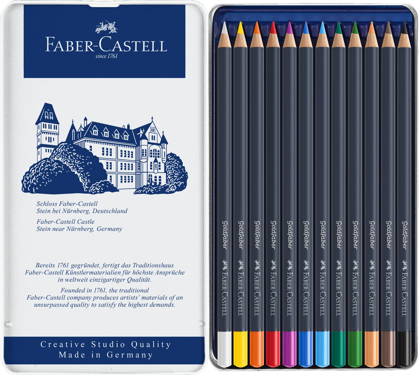 Goldfaber Color Pencils - Tin of 12