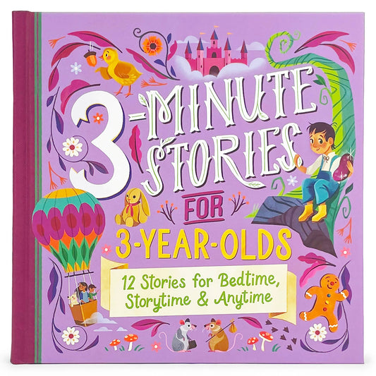 3-Minute Stories for 3-Year-Olds Story Book