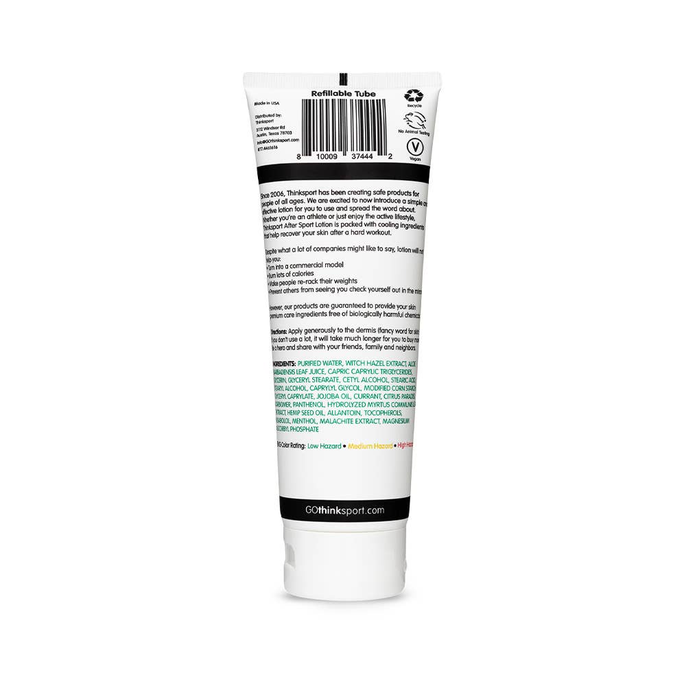 Thinksport After Sport Lotion 8oz Tube