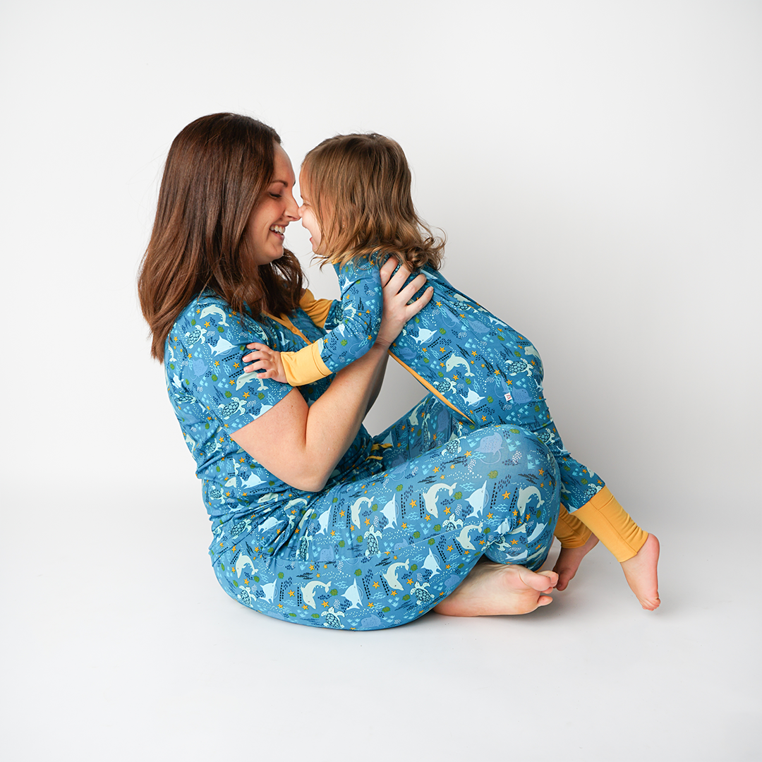 Ocean Friends Bamboo Pajamas Baby Pajamas Baby Clothes: 6-12M