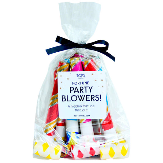 Good Fortune Party Blowers w/Hidden Fortunes - Set of 12