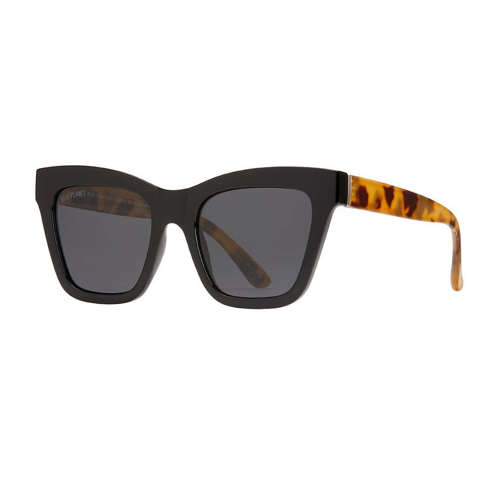 Mari -  Onyx/Honey Tortoise / Smoke Polarized Lens