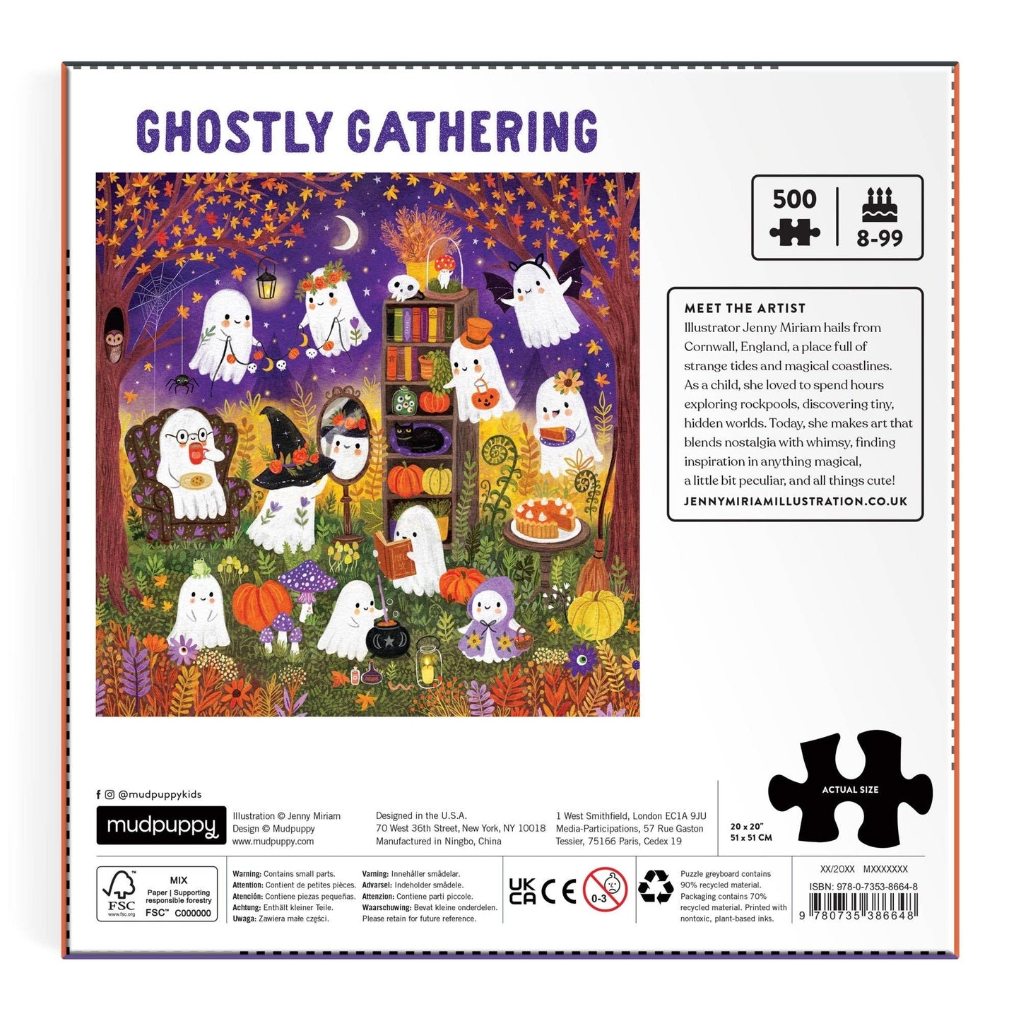 Ghostly Gathering 500 Piece Family Puzzle