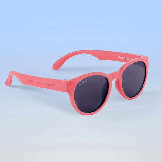 Dusty Rose Round Sunglasses: Grey Polarized Lens / Adult S/M (Copy)