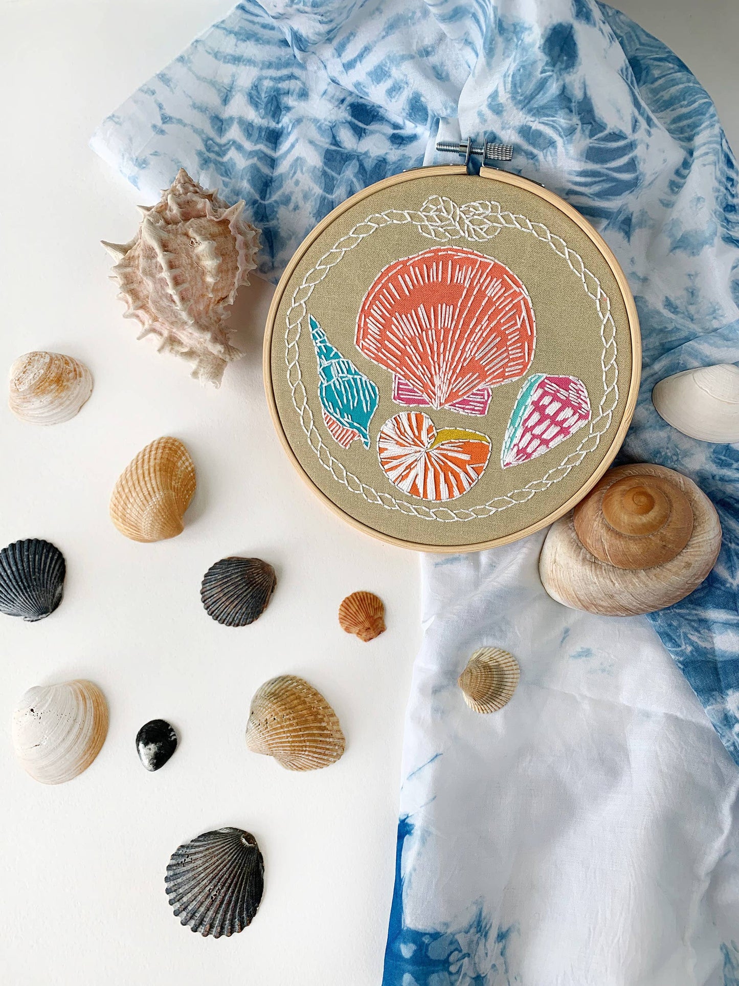 Shells Embroidery Kit