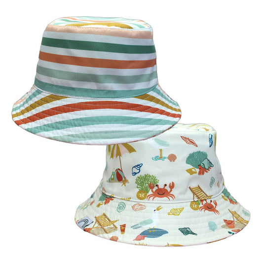 Beach Day Baby Reversible Bucket Hat