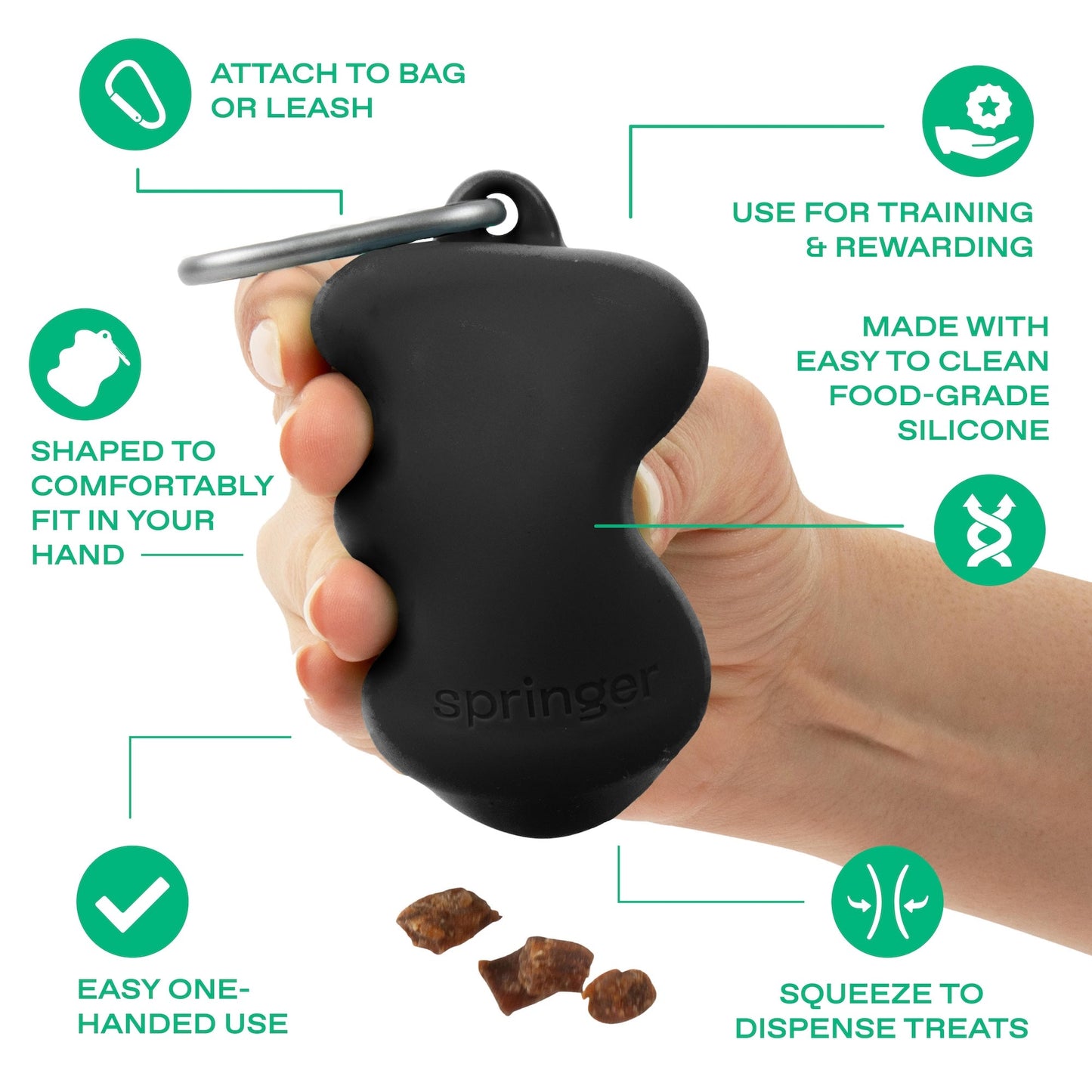 The Silicone Dog Treat Dispenser