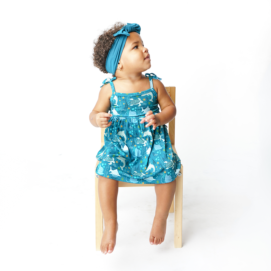 Ocean Friends Bamboo Sundress Summer Kids Clothing: 2-3T