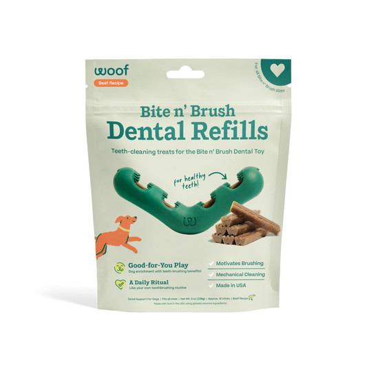 Bite N' Brush Dental Refills Beef