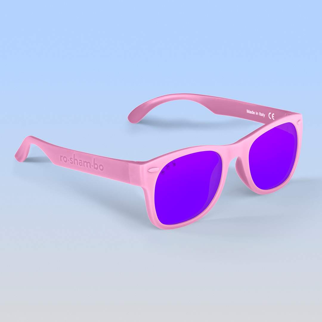 Light Pink Sunglasses: Grey Polarized Lens / Baby (Ages 0-2)