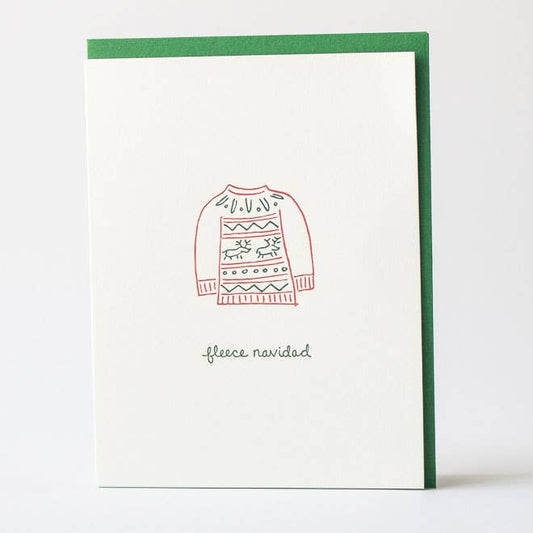 Fleece Navidad Holiday Card