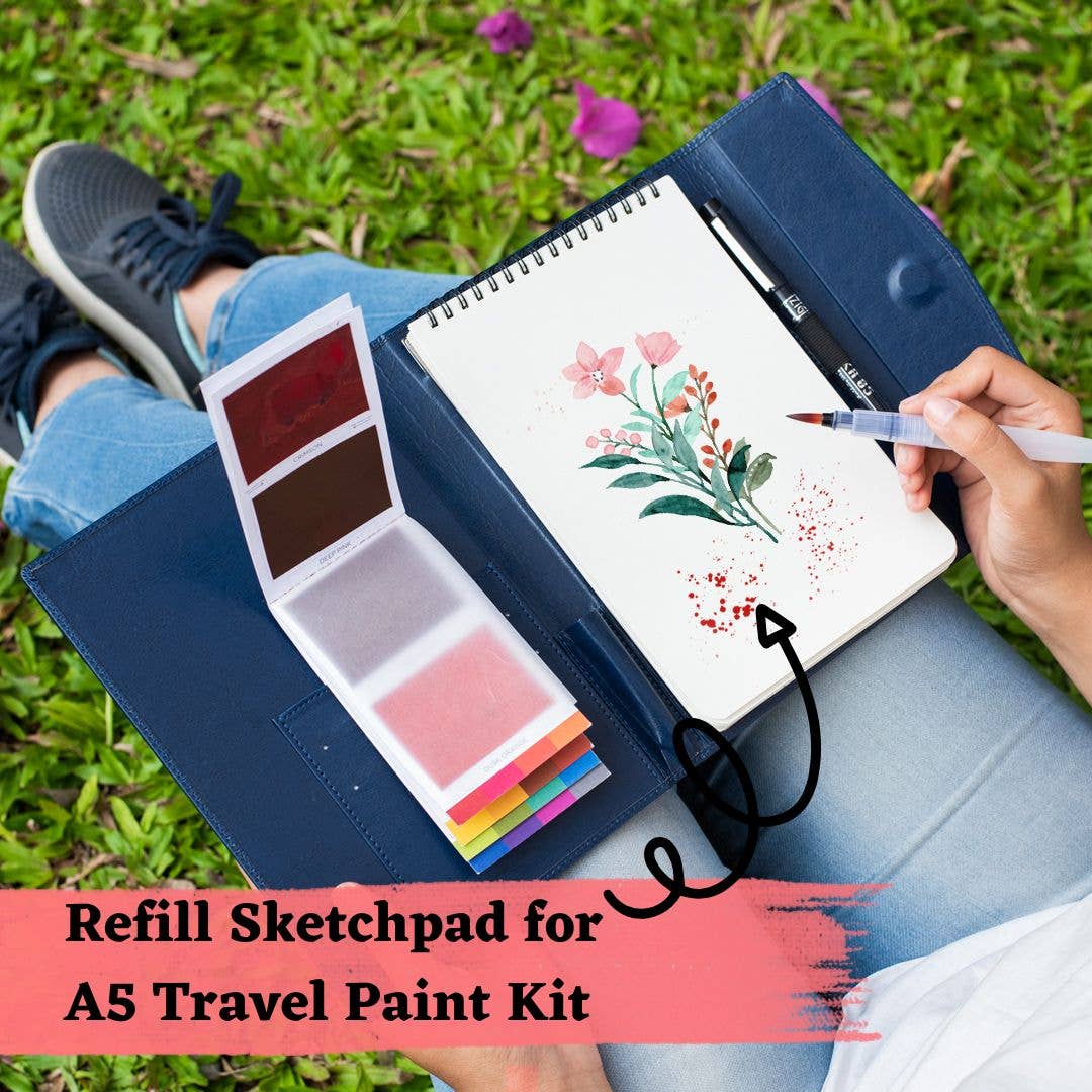 Refill Sketchpad - A5 Travel Paint Kit