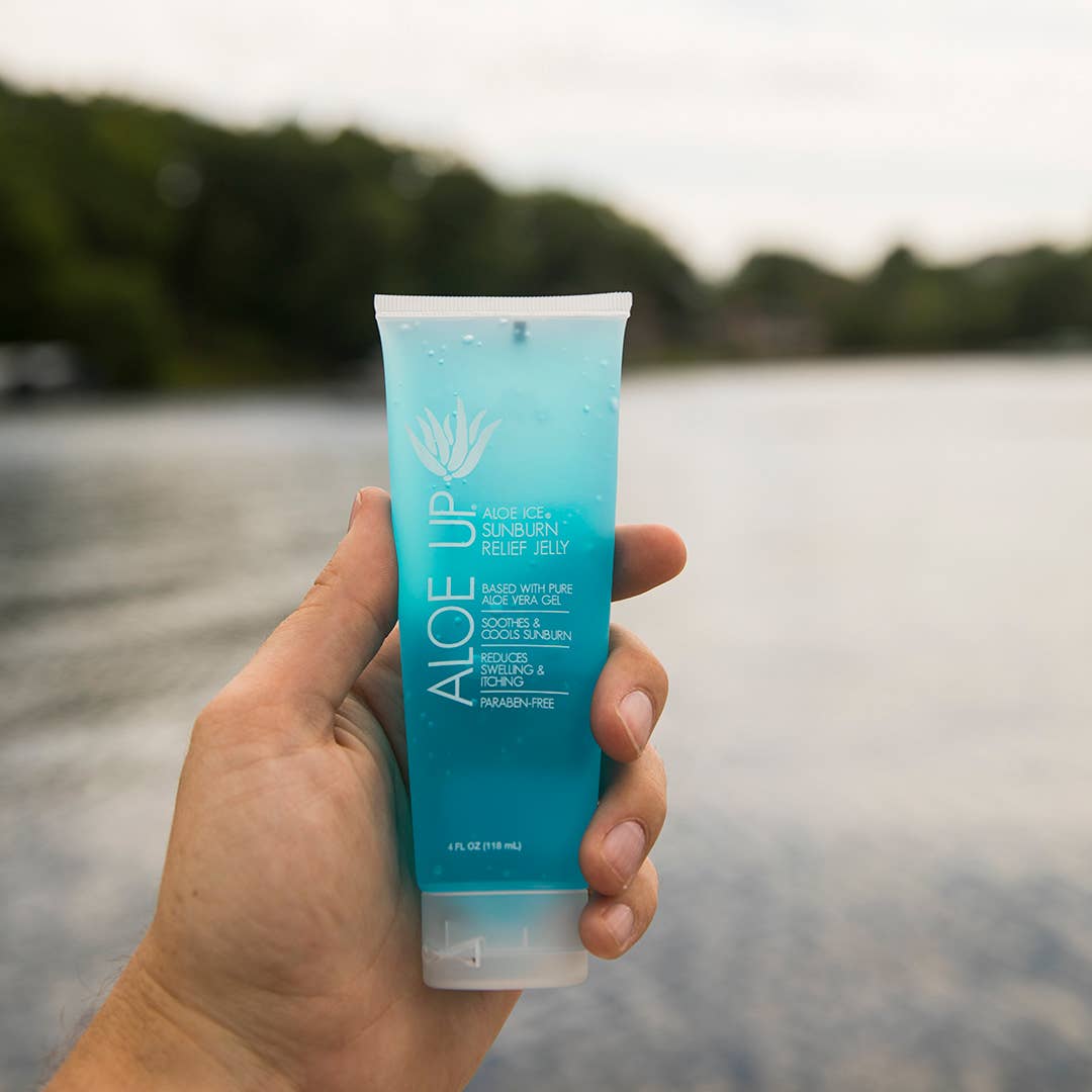 White Collection Aloe Ice Jelly Sunburn Relief - 4oz