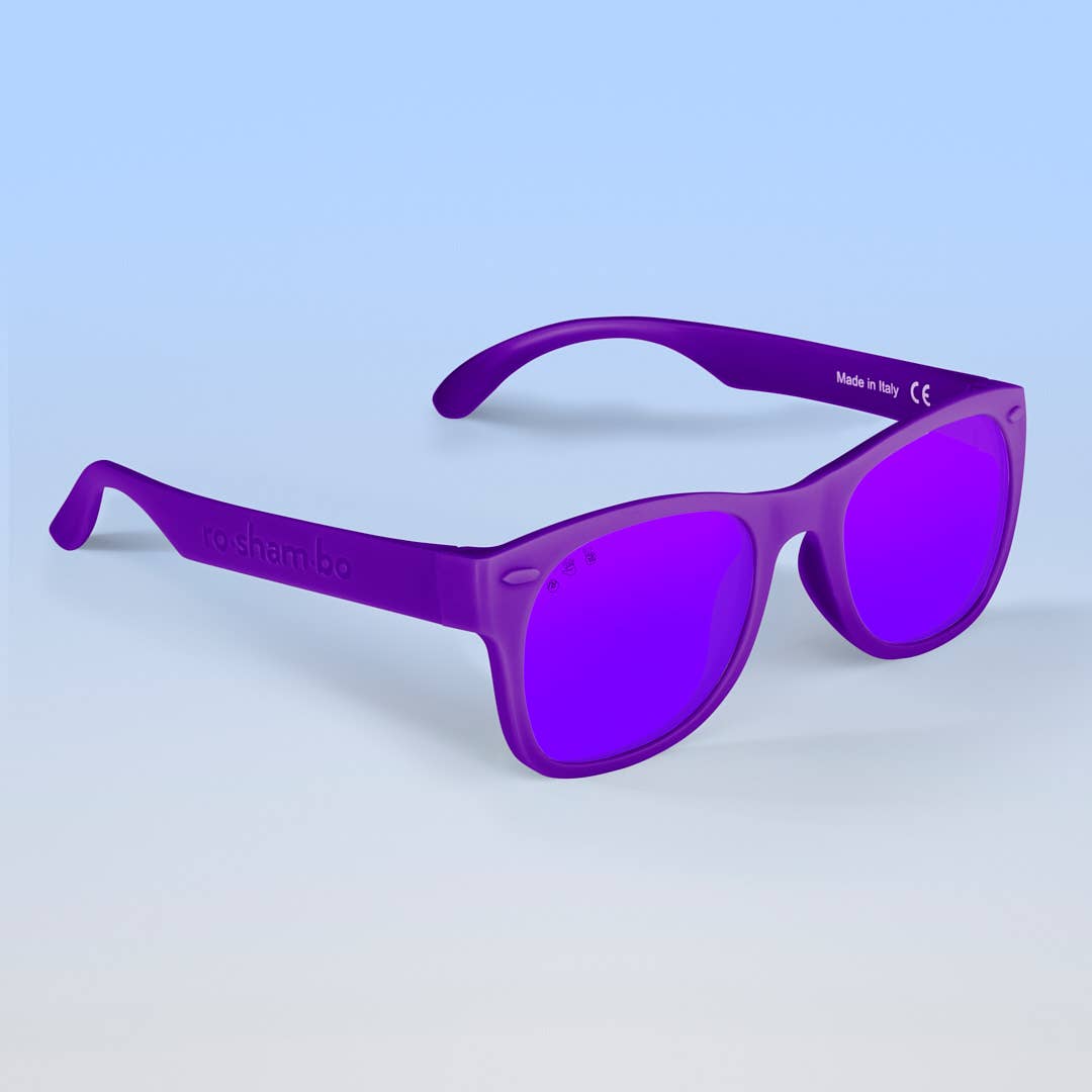 Purple Sunglasses: Grey Polarized Lens / Adult S/M