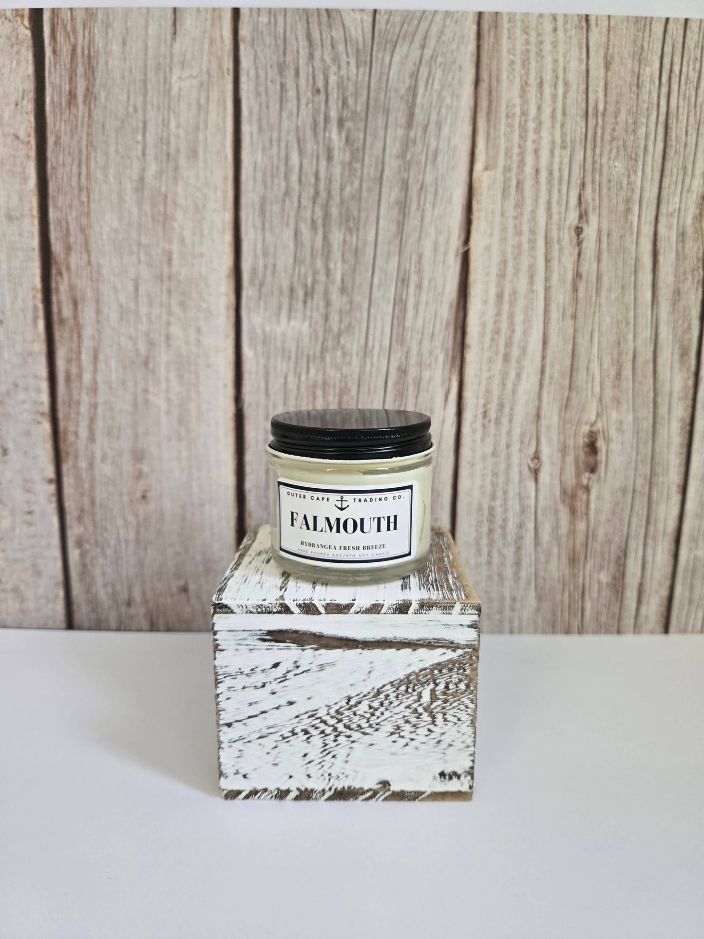 Falmouth Cape Cod Soy Wax Crackling Wooden Wick Candle Fallen Leaves Soy Wax Crackling Wooden Wick  bulk wholesale