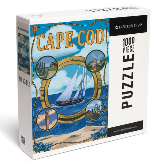 1000 PIECE PUZZLE Cape Cod, MA, Montage Scenes