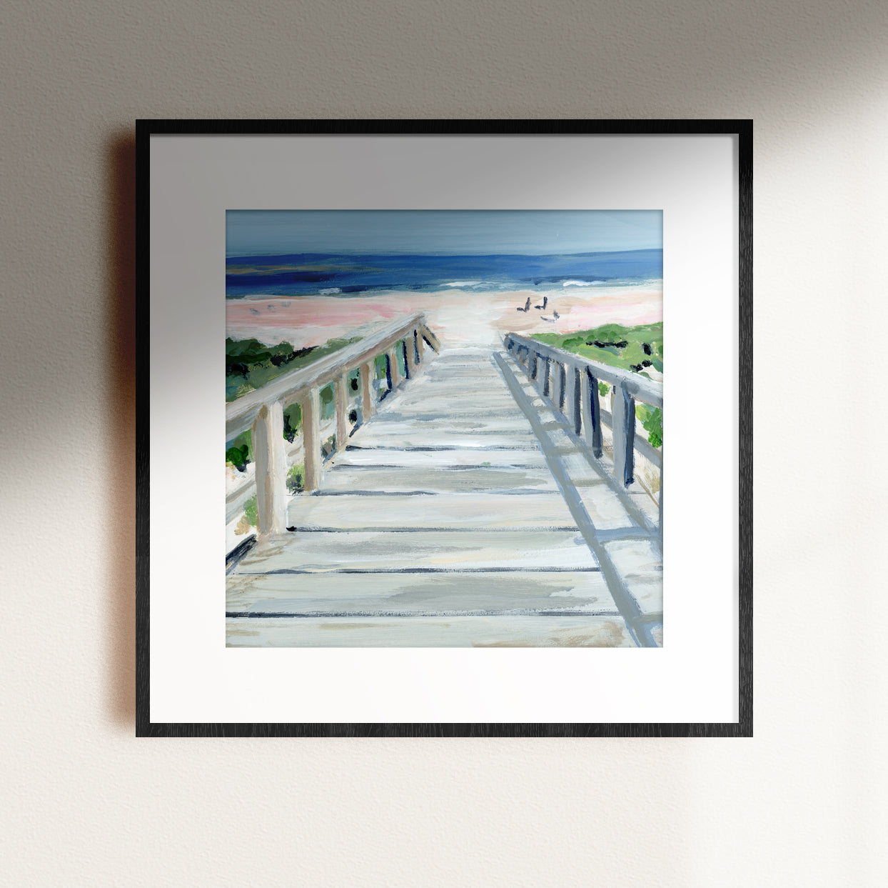 Beach Boardwalk, Fine Art Print