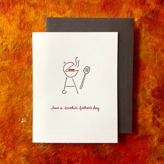 Smokin' Father's Day Greeting Card