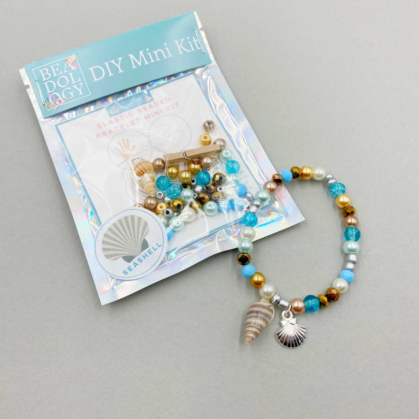 Seashell Elastic Bracelet Mini Kit for Children