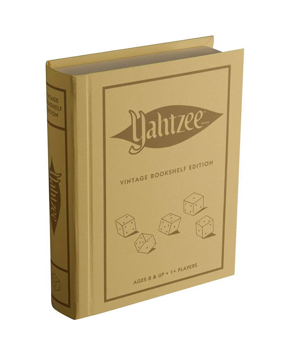 Yahtzee Vintage Bookshelf Edition