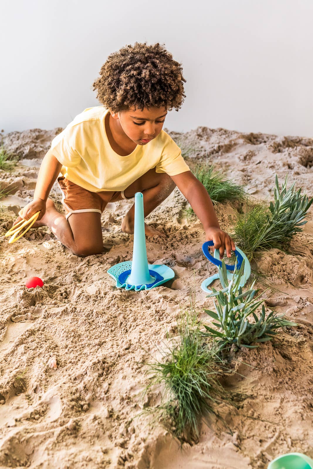 Quut Triplet -  Kids Shovel, Rake, Sifter and so much more: Vintage Blue